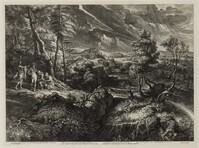 KG 18709
<br/>
Philemon en Baucis
<br/>
<em>Bolswert, Schelte Adamsz. (ca. 1586 - 1659)</em>